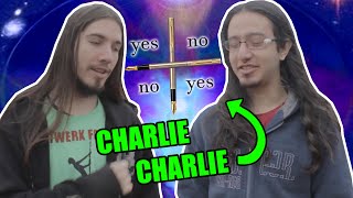 Invocando o espirito do Charlie Charlie [upl. by Aerdied137]