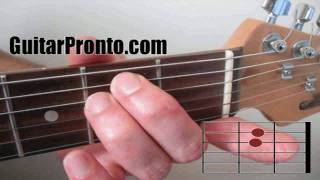 Basic guitar chords  3 simple steps E and D minor [upl. by Ggerk]