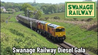 Swanage Diesel Gala  50021 FAILS and causes a FARCE [upl. by Sharl33]