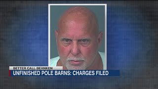 Pole Barn company owner arrested for grand theft of customers money [upl. by Hras630]