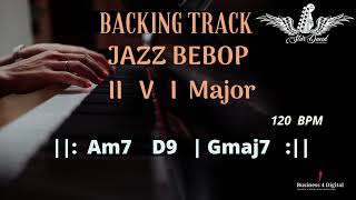 Backing Track II V I in G Jazz Bebop [upl. by Lynn839]