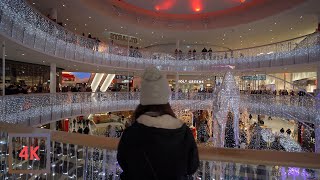 Walking in Mall of Scandinavia at Christmas Decoration  4K [upl. by Pammi]