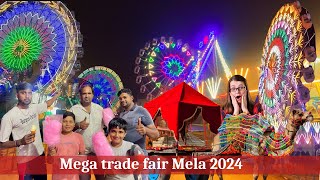 Mega trade fair Mela 2024  full update ￼vlog [upl. by Nonad216]