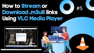 How to Stream or Download m3u8 links Using VLC Media Player [upl. by Lumbard]