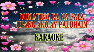 Dumating Ka Na Pala Upang Ako Ay Paluhain  Karaoke Version [upl. by Nrol306]