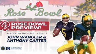 The LAB  Rose Bowl Preview with Michigan Legends Anthony Carter amp John Wangler [upl. by Assiled329]