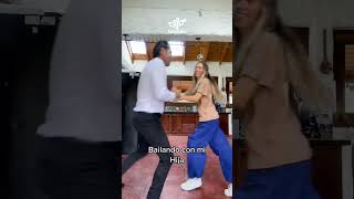 Gregorio El TITI bailando salsa con su hija 🔥❤️👏 shorts [upl. by Eikin585]