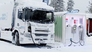 Først i Norge En eksklusiv prøvekjøring av det nyeste innen elektrisk tungtransport [upl. by Nykal893]