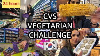 🇰🇷24 hours CVS CHALLENGE vegetarian edition 🌱 [upl. by Kramer]