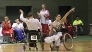 Wheelchair dance chachacha Combi Duo [upl. by Sherwynd316]