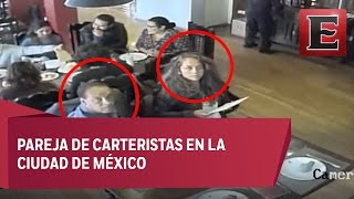 Así operan carteristas en la Ciudad de México [upl. by Travers]