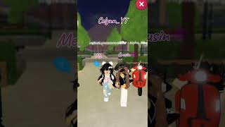 💝Me amp my cousin💜 was playing roblox [upl. by Ettennad]