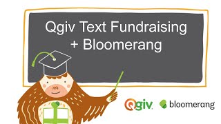 Bloomerang  Qgiv Text Fundraising with Qgiv [upl. by Anirt263]