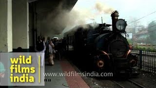 Iconic Darjeeling steam train shot [upl. by Ayanaj53]