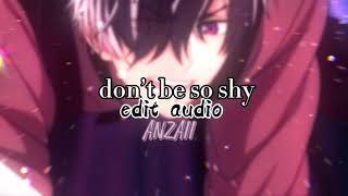 Don’t be so shy  Imany edit audio [upl. by Ylaek]