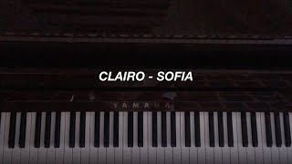 Clairo  Sofia Piano Cover [upl. by Leeland485]