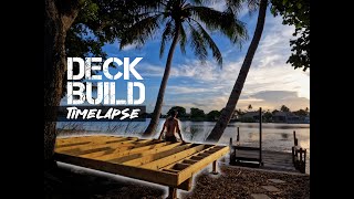 Deck Build with Lake view [upl. by Yevad]