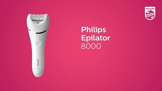 BRE71000 Epilator Series 8000Wet amp Dry epilator BRE71000 [upl. by Retsek]