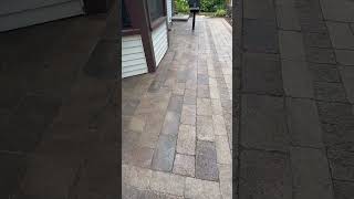 A GAME CHANGER Sealer dries in 5 minutes SureBrickSealers brick sealer paver patio driveway [upl. by Arabela289]