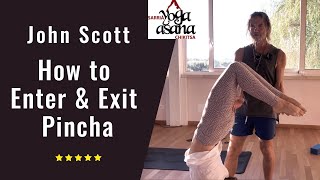 John Scott Yoga Teaches Pincha Mayurasana [upl. by Darrow]