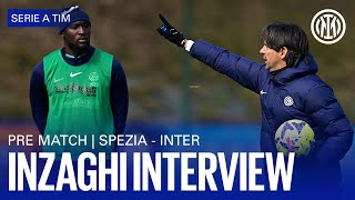 SPEZIA  INTER  PREMATCH INTERVIEW 🎙️⚫🔵 [upl. by Giacopo]