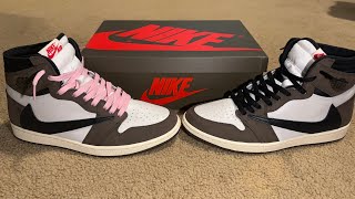 NEW Kickwho Travis Scott Jordan 1 high Review [upl. by Hadias457]