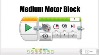 EV3 Programming Medium Motor Block [upl. by Malsi]