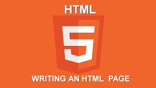 Lesson 3 Writing HTML Page [upl. by Verneuil417]