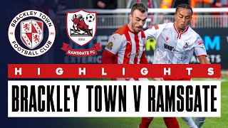 HIGHLIGHTS Brackley Town 41 Ramsgate  Emirates FA Cup [upl. by Volding94]