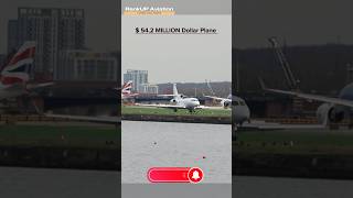 HARD LANDING A 50 Million Dollar Plane 😱aviation planespotting shorts [upl. by Aerdma820]