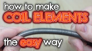 Make an EASY coil heating element winding Jig  making electric resistance coils  by VogMan [upl. by Ynobe749]