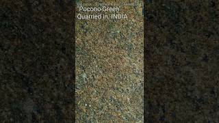 Stone Industry Jewels 15 Pocono Green India petrology graniteslabs granitecountertop [upl. by Calica162]