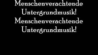 Japanische Kampfhörspiele  Menschenverachtende Untergrundmusik Funny Van Dannen Cover Lyric [upl. by Strickler]