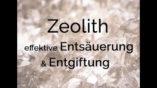 ZeolithKlinoptilolith  effektive Entsäuerung amp Entgiftung DrMichael Vogt amp Walter Häge [upl. by Nilyram788]