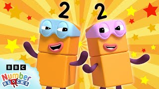 Héroes y Villanos  Episodios completos  Aprende a contar  Numberblocks en Español [upl. by Ridgley]