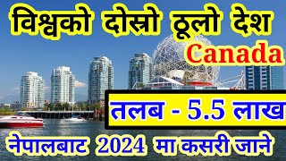 how to apply canada working visa from nepal  Canada Working Visa from Nepal 2024  Canada work visa [upl. by Emmery]