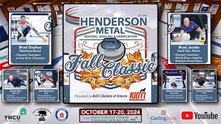 Brad Gushue vs Mike McEwen  QUARTERS  Henderson Metal Fall Classic B [upl. by Yemac]