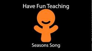 Seasons Song Learn Seasons for Kids  Audio [upl. by Eseerehs]