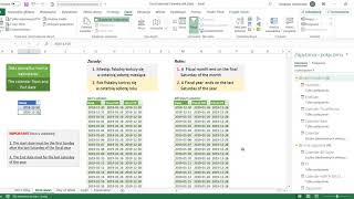 Power Query  Nietypowy Kalendarz [upl. by Jillayne]