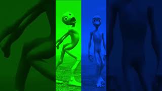 funny alien green man dance dance challenge scooby doo pa pa funny dancedame shoryoutube alien [upl. by Bhayani]