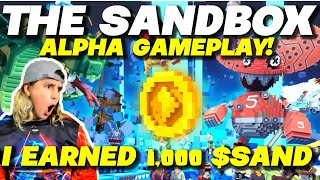 THE SANDBOX ALPHA GAMEPLAY EARNING 5000 amp NFTS SNOOP DOGG ALPHA COMING [upl. by Adria]