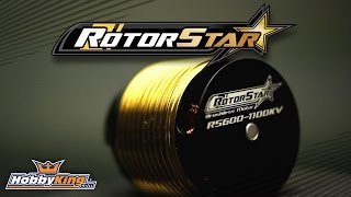 RotorStar Brushless Heli Motors  HobbyKingLive [upl. by Eeliah]