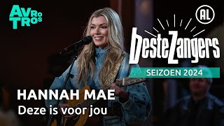 Hannah Mae  Deze is voor jou  Beste Zangers 2024 [upl. by Kiyoshi]