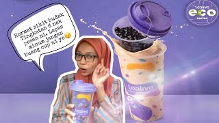 TeaLive Eco Strawless Cup  Minum Tanpa Straw cara Zu zu Zu [upl. by Notsej]