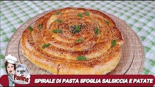 Spirale di pasta sfoglia Ricetta facile In cucina con Paolina [upl. by Lashoh152]