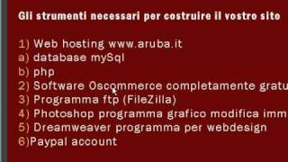 Oscommerce video corrso capitolo 1 parte 3 [upl. by Anayd]