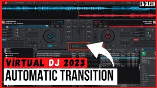 Using AUTOMIX to Auto TRANSITION  virtual DJ 2023 tutorials [upl. by Aguste]