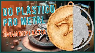 Impressão 3D De Metal Como Fazer Galvanoplastia em impressão 3D [upl. by Venterea]