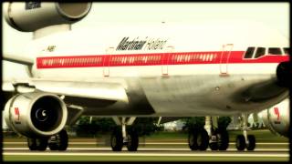 Martinair DC10 landing in Amsterdam Schiphol 1991 [upl. by Mic]