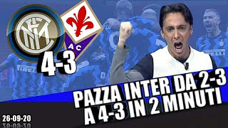 INTERFIORENTINA 43 CON FILIPPO TRAMONTANA PAZZA INTER DA 23 A 43 IN 2 MINUTI 7gold [upl. by Annadiana]